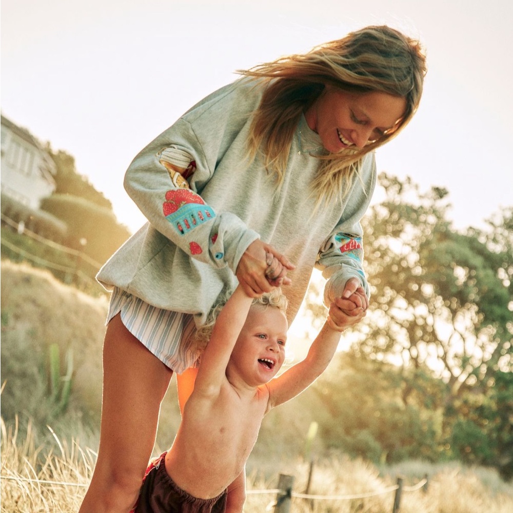 By Anthropologie embroidered sweatshirt - Breakfast Details